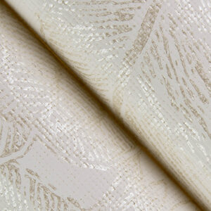 Brentwood Bone Palm Leaves Wallpaper by Scott Living