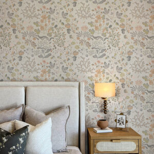 Groh Neutral Floral Wallpaper