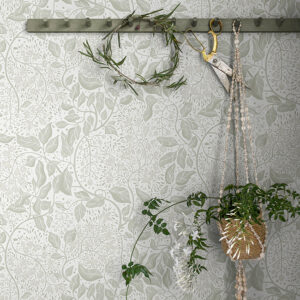 Turi Sage Twining Vines Wallpaper