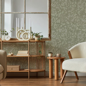 Turi Moss Twining Vines Wallpaper