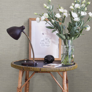 Agave Stone Faux Grasscloth Wallpaper