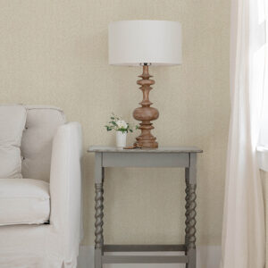 Ashbee Taupe Faux Fabric Wallpaper