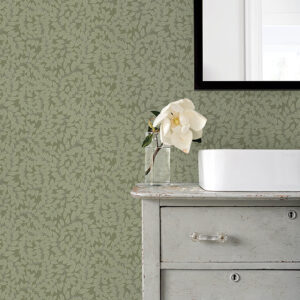 Lindl√∂v Moss Leafy Vines Wallpaper