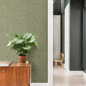 Lindl√∂v Moss Leafy Vines Wallpaper