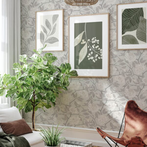 Bernadina Grey Rosebush Wallpaper