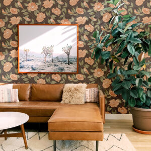 Bernadina Black Rosebush Wallpaper