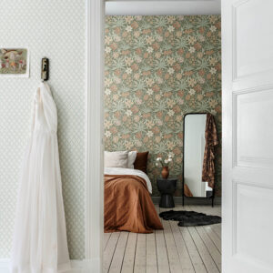 Cecilia Moss Tulip and Daffodil Wallpaper