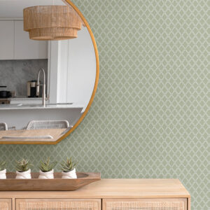 Trevor Moss Leaf Trellis Wallpaper