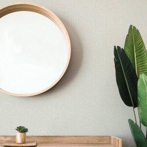 Lawndale Stone Textured Pinstripe Wallpaper