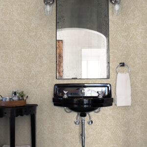 Retreat Light Brown Quilted Geometric Wallpaper