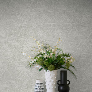 Retreat Grey Quilted Geometric Wallpaper