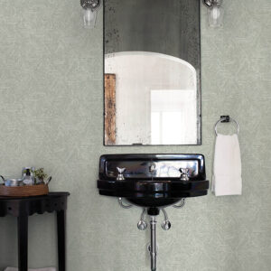 Retreat Sea Green Quilted Geometric Wallpaper