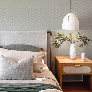 Glynn Sterling Chevron Wallpaper