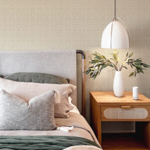 Glynn Wheat Chevron Wallpaper