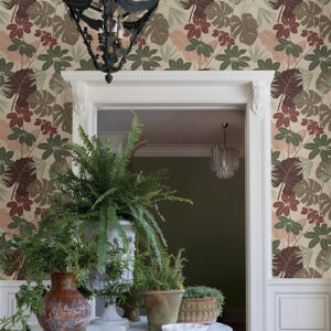 Medellin Neutral Rainforest Floor Wallpaper