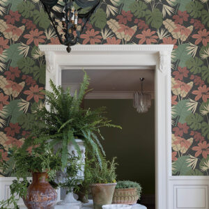 Medellin Black Rainforest Floor Wallpaper