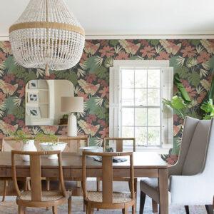 Medellin Black Rainforest Floor Wallpaper