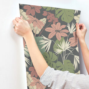 Medellin Black Rainforest Floor Wallpaper