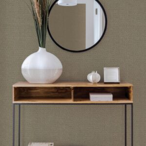 Hui Beige Paper Weave Wallpaper