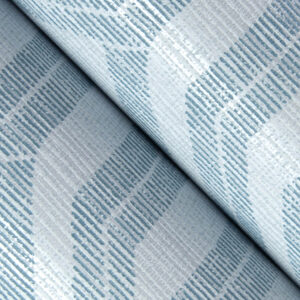 Burton Light Blue Modern Ogee Wallpaper