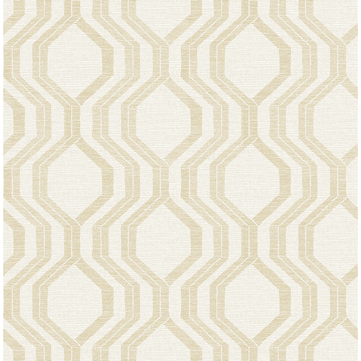 0091493 burton gold modern ogee wallpaper