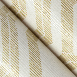 Burton Gold Modern Ogee Wallpaper