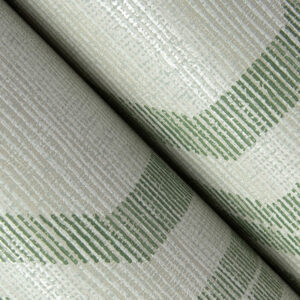 Burton Green Modern Ogee Wallpaper