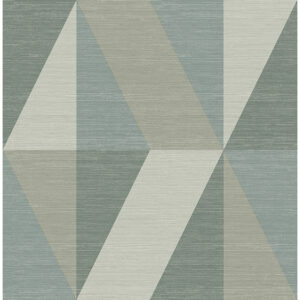 0091505 winslow green geometric faux grasscloth wallpaper