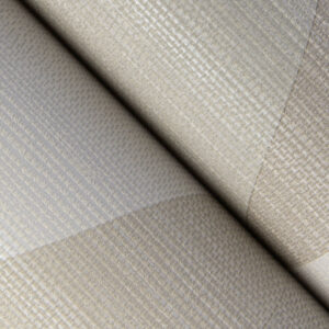 Winslow Bone Geometric Faux Grasscloth Wallpaper