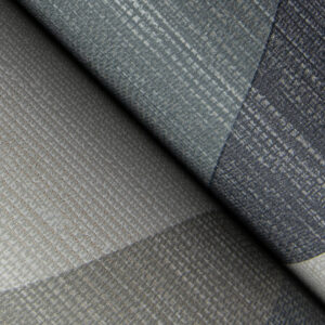 Winslow Slate Geometric Faux Grasscloth Wallpaper