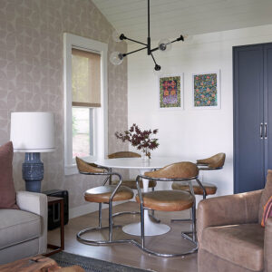 Baxter Bone Semicircle Mosaic Wallpaper