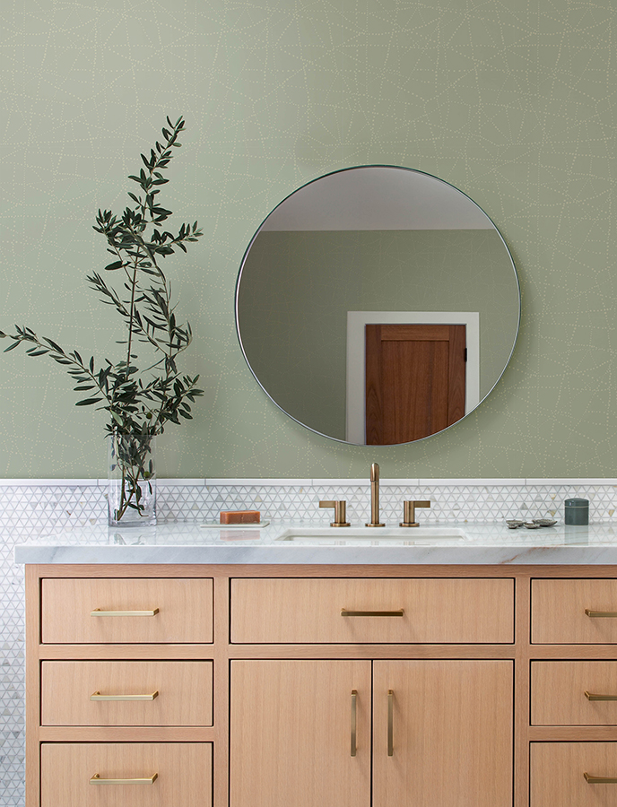 0091579 alcott sage dotted wallpaper