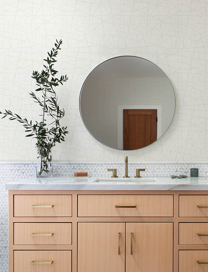 0091583 alcott ivory dotted wallpaper