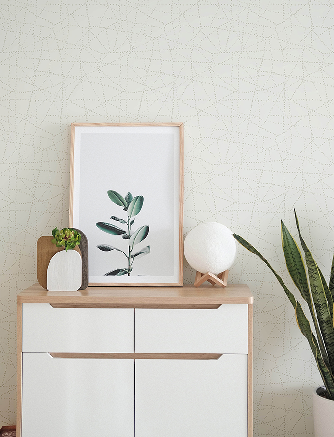 0091584 alcott ivory dotted wallpaper