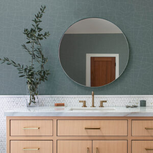 Alcott Slate Dotted Wallpaper