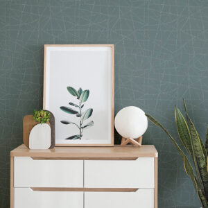 Alcott Slate Dotted Wallpaper