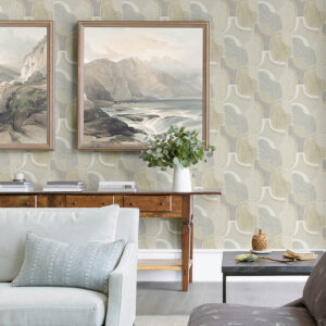 Hollace Honey Geometric Wallpaper