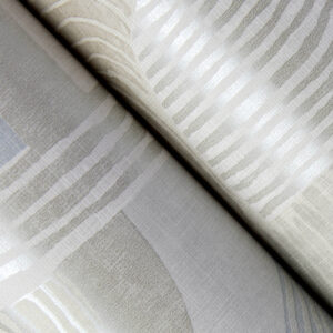 Hollace Sky Blue Geometric Wallpaper