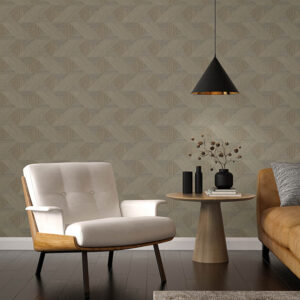 Presley Coffee Tessellation Wallpaper