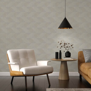Presley Grey Tessellation Wallpaper