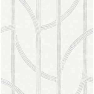 0091633 harlow silver curved contours wallpaper