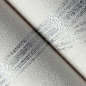 Harlow Silver Curved Contours Wallpaper