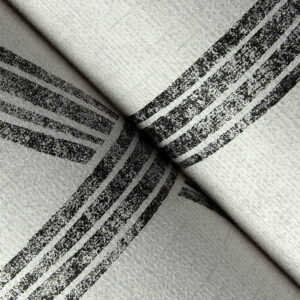 Harlow Black Curved Contours Wallpaper