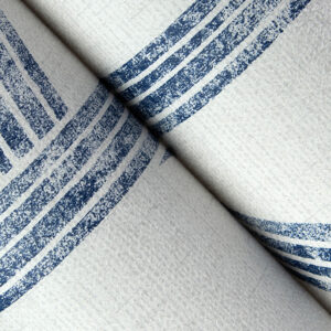 Harlow Indigo Curved Contours Wallpaper