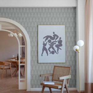 Mirko Stone Ogee Wallpaper