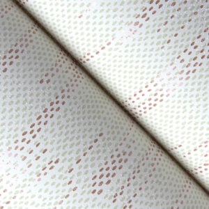 Baris Rose Gold Stipple Stripe Wallpaper