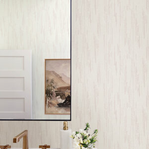 Baris Rose Gold Stipple Stripe Wallpaper