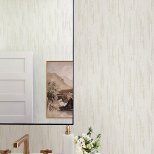 Baris Gold Stipple Stripe Wallpaper