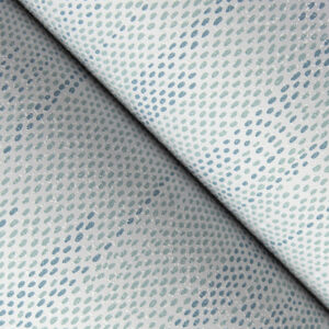 Baris Aqua Stipple Stripe Wallpaper