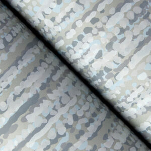 Corliss Grey Beaded Strands Wallpaper